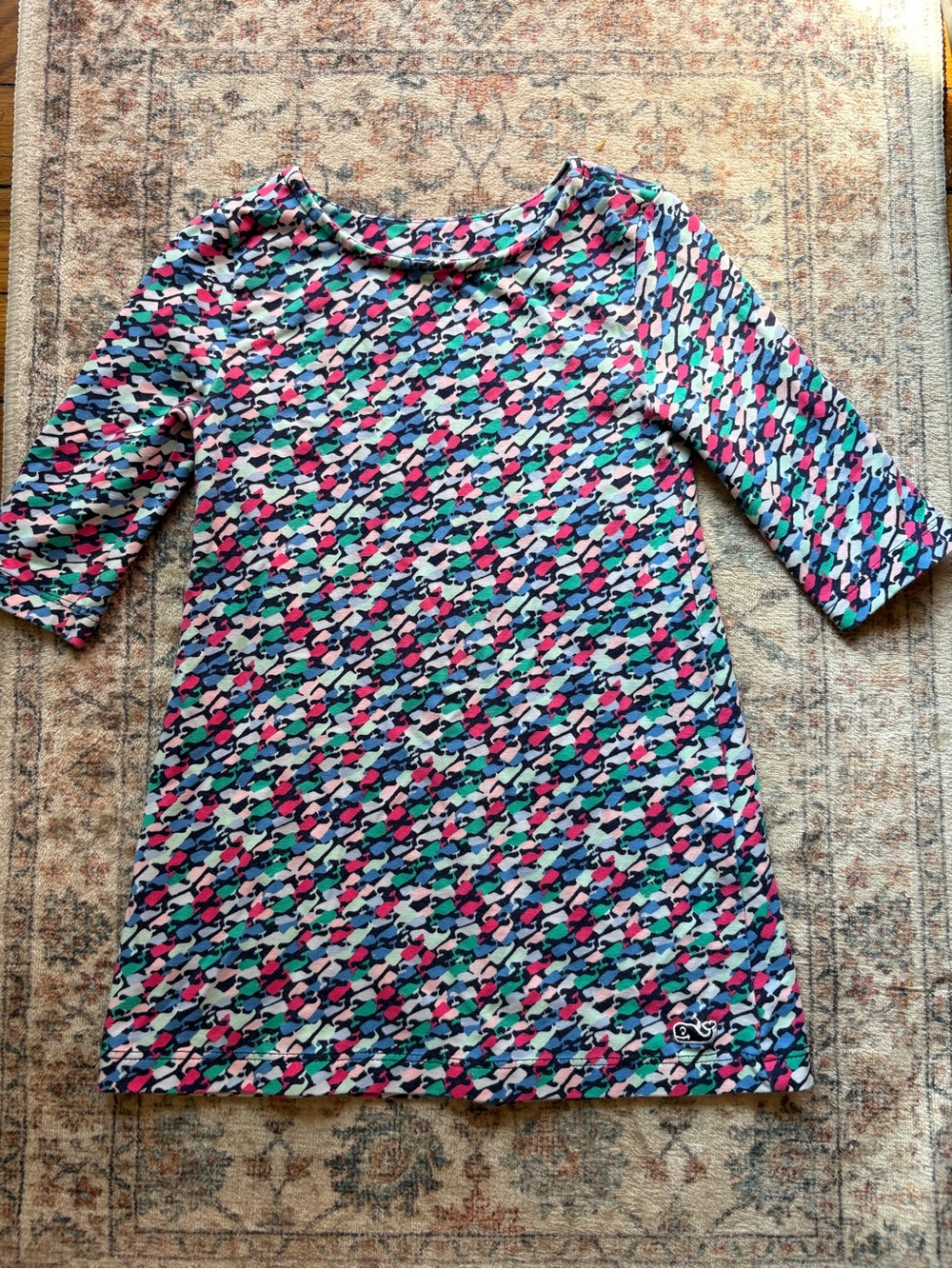 2T Vineyard Vines Logo Dress 3/4 Sleeve Length